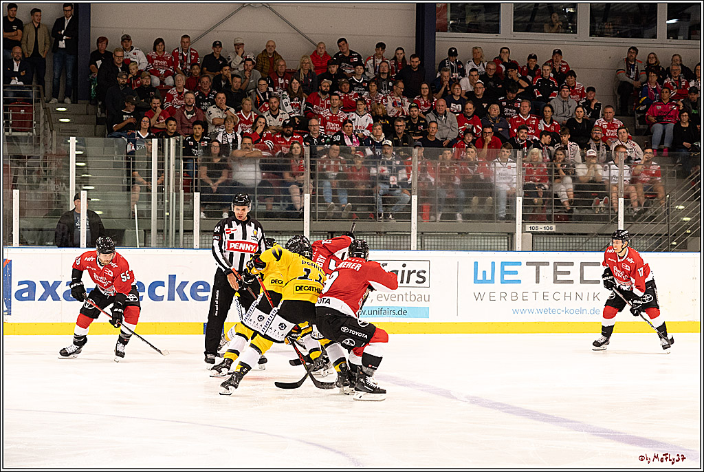 PENNY DEL Testspiel Koelner Haie - Rouen Dragons; Koeln, 18.08.2023