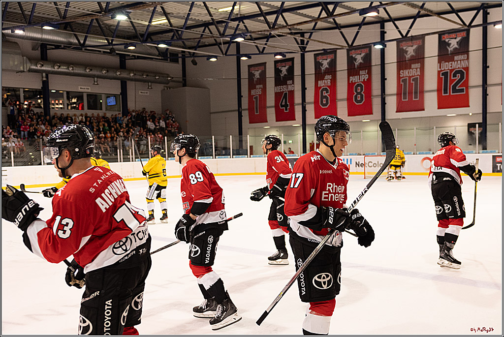 PENNY DEL Testspiel Koelner Haie - Rouen Dragons; Koeln, 18.08.2023