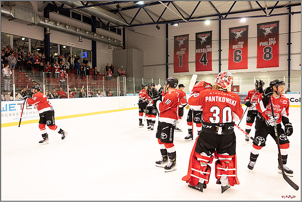 PENNY DEL Testspiel Koelner Haie - Rouen Dragons; Koeln, 18.08.2023