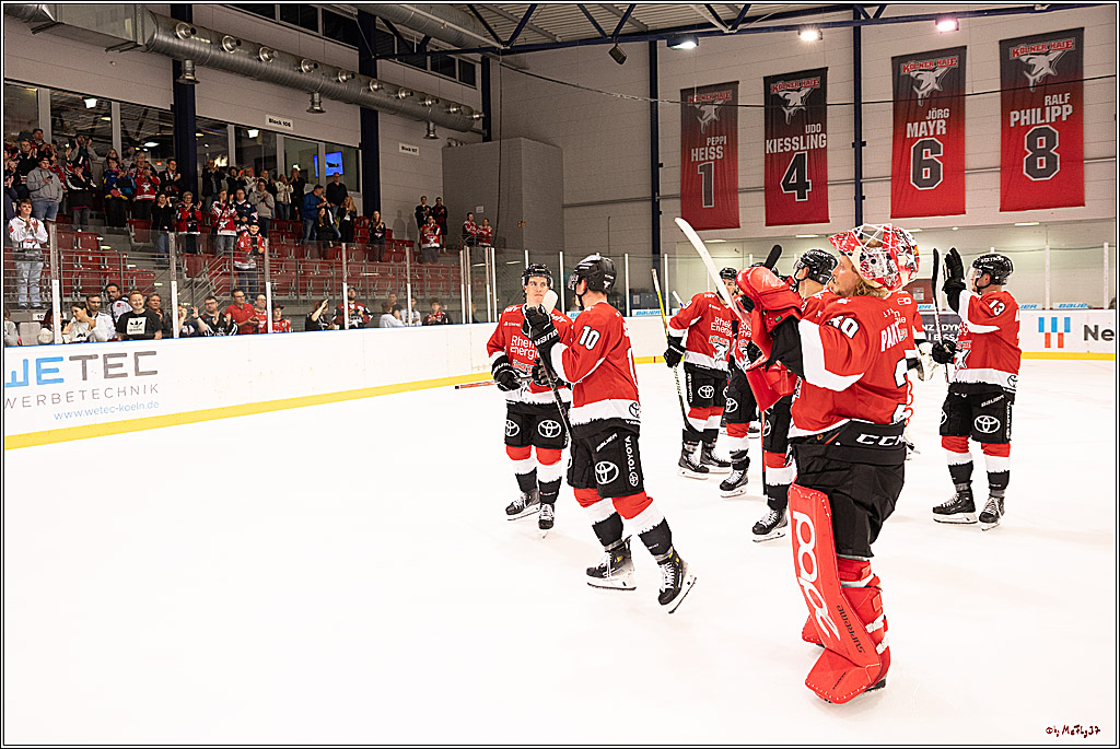 PENNY DEL Testspiel Koelner Haie - Rouen Dragons; Koeln, 18.08.2023