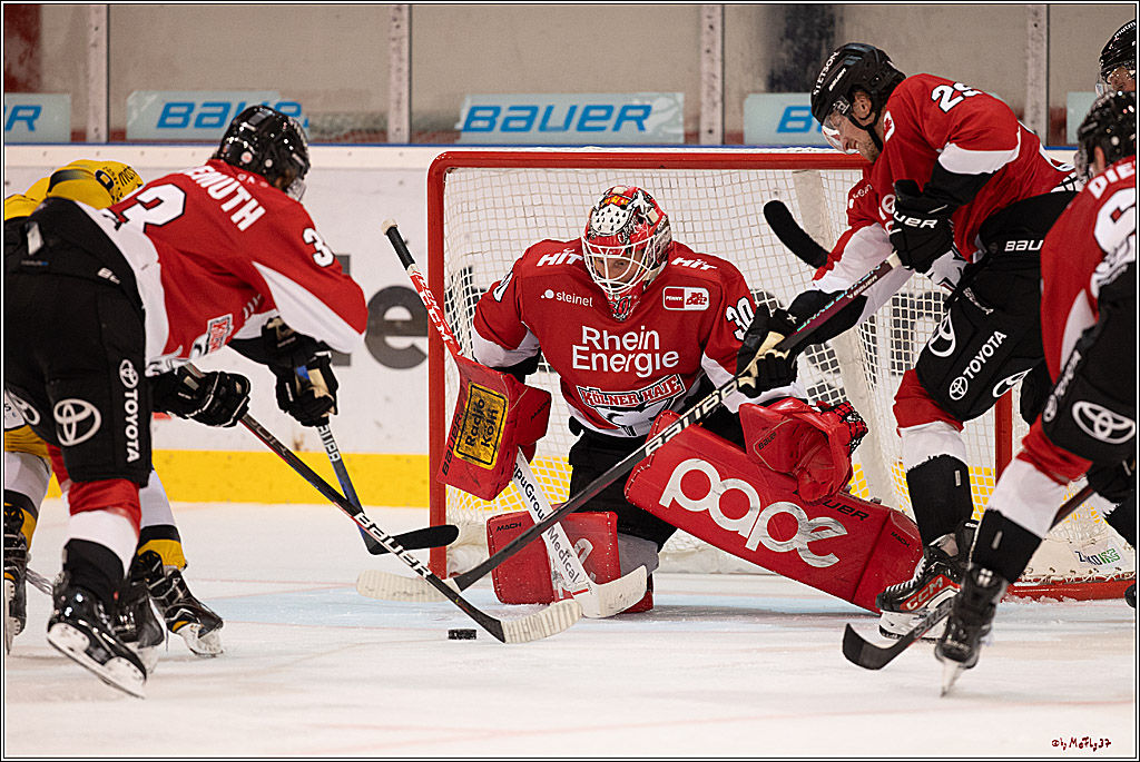 PENNY DEL Testspiel Koelner Haie - Rouen Dragons; Koeln, 18.08.2023