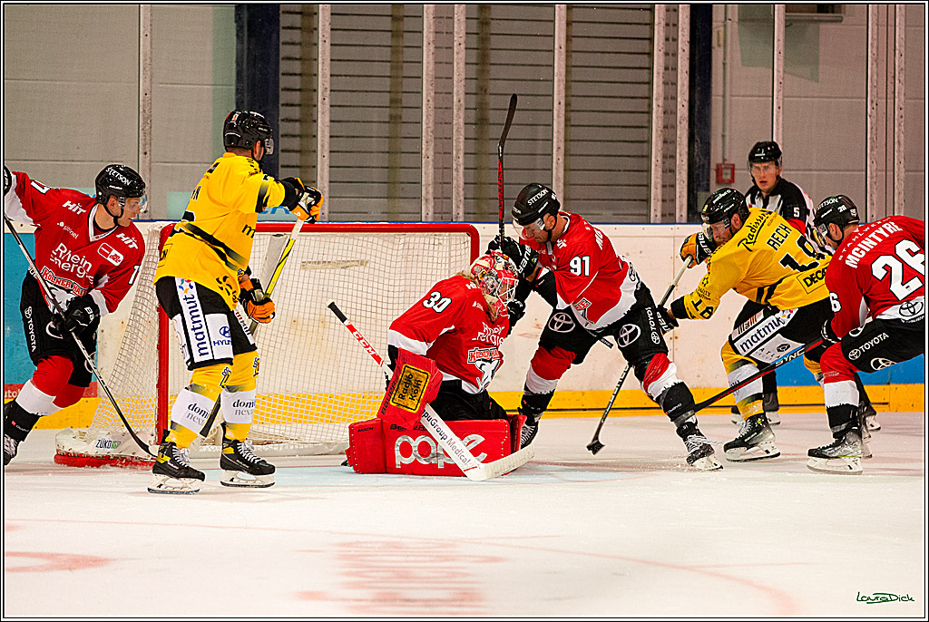 PENNY DEL; Testspiel Koelner Haie- Rouen Dragons; Koeln, 18.08.2023