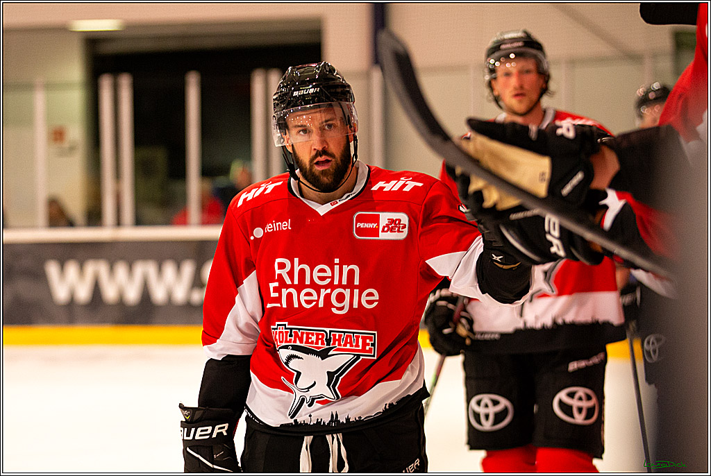 PENNY DEL; Testspiel Koelner Haie- Rouen Dragons; Koeln, 18.08.2023