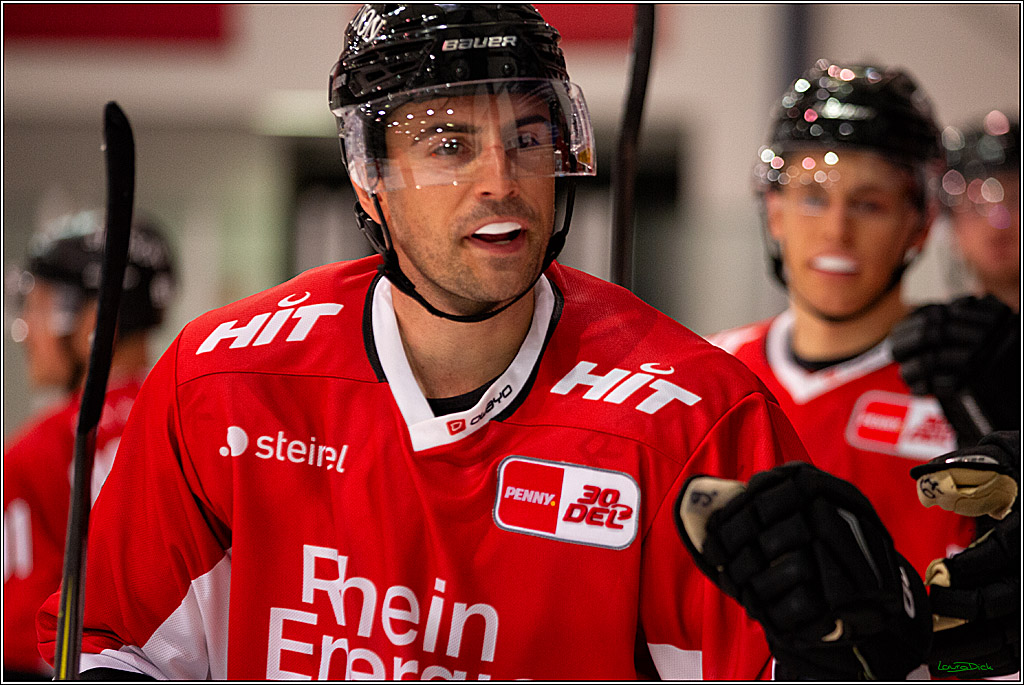PENNY DEL; Testspiel Koelner Haie- Rouen Dragons; Koeln, 18.08.2023