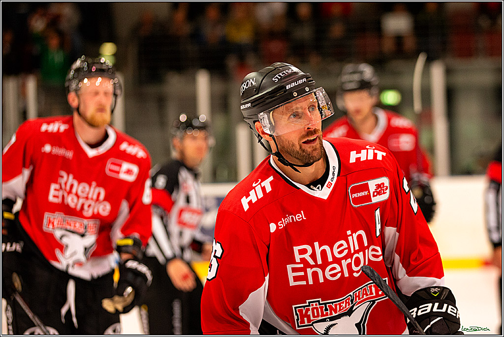 PENNY DEL; Testspiel Koelner Haie- Rouen Dragons; Koeln, 18.08.2023