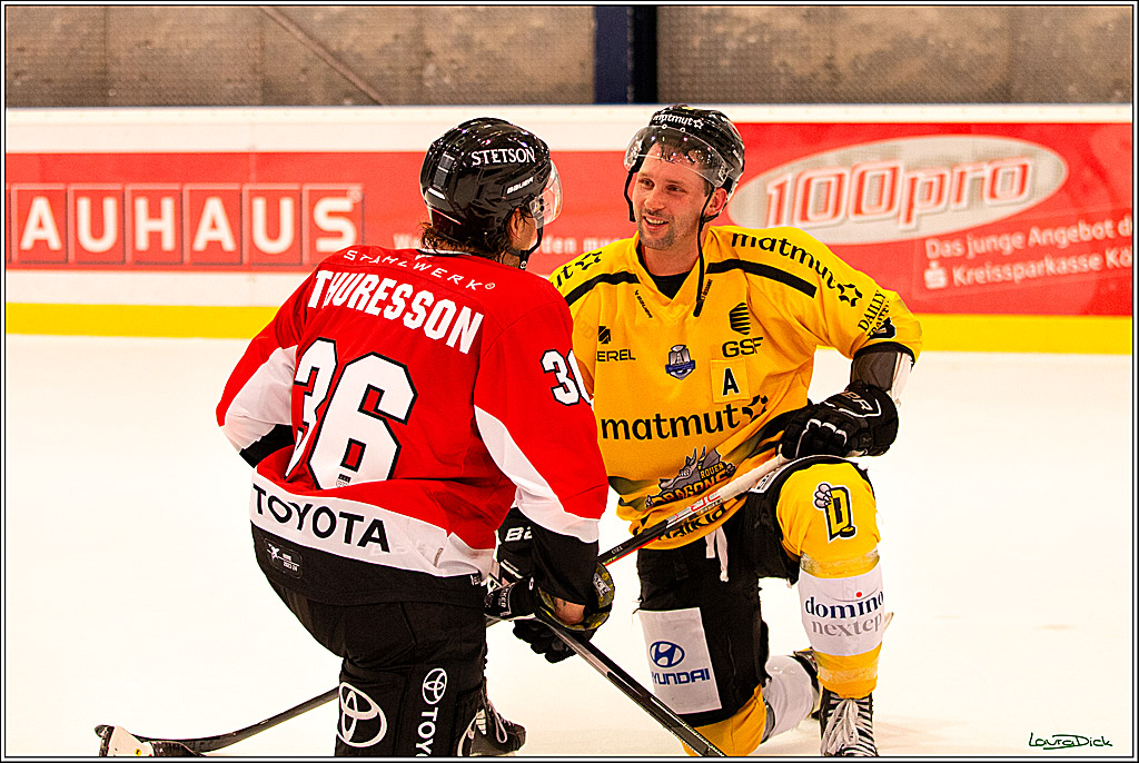 PENNY DEL; Testspiel Koelner Haie- Rouen Dragons; Koeln, 18.08.2023