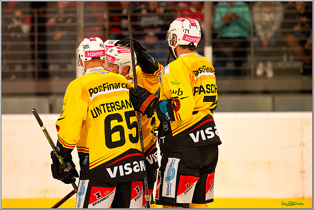 PENNY DEL; Testspiel Koelner Haie- SC Bern; Koeln, 25.08.2023