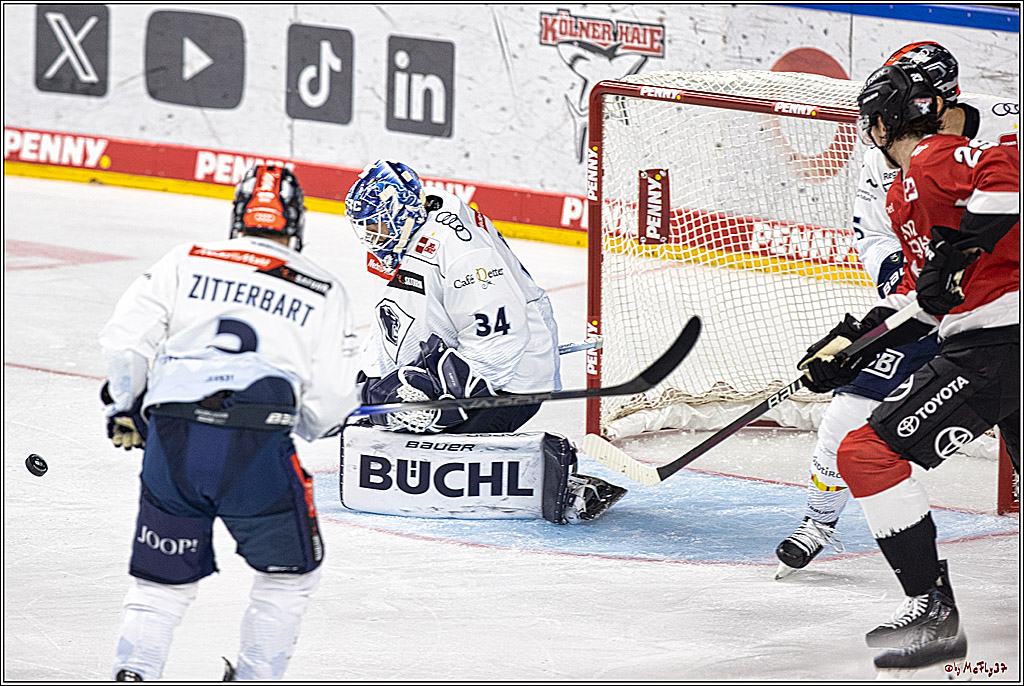 PENNY DEL 1. Koelner Haie - ERC Ingolstadt; Koeln, 17.09.2023