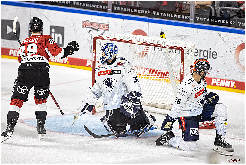 PENNY DEL 1. Koelner Haie - ERC Ingolstadt; Koeln, 17.09.2023
