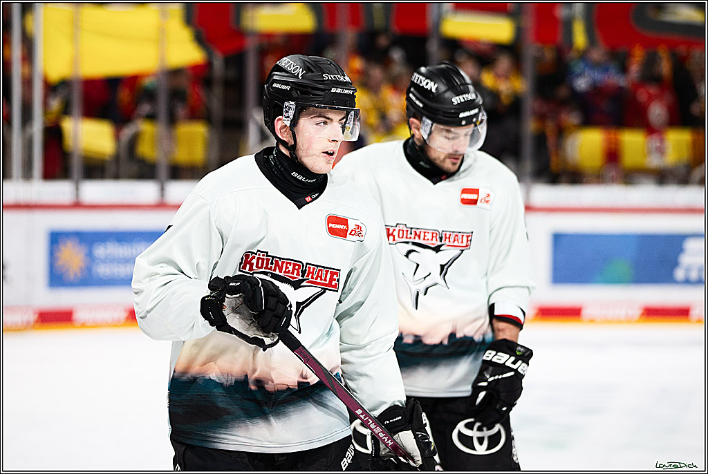 PENNY DEL; Duesseldorfer EG- Koelner Haie; Duesseldorf, 03.12.2023