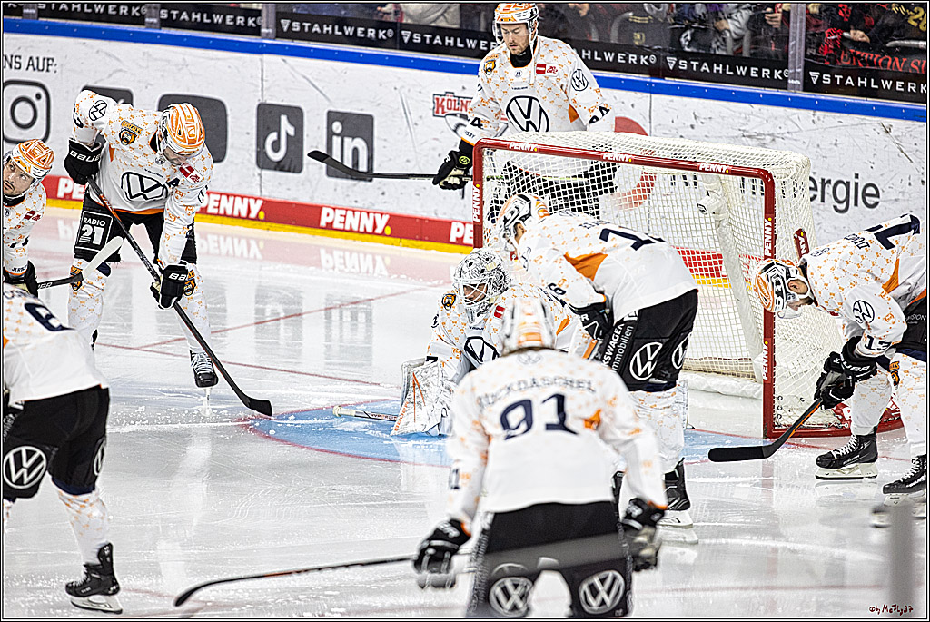 PENNY DEL 1. Kölner Haie - Grizzlys Wolfsburg; Köln, 21.12.2023