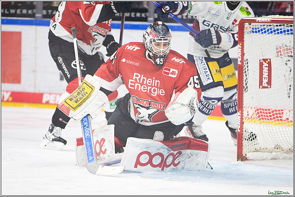 PENNY DEL; Koelner Haie-Eisbaeren Berlin; Koeln, 21.02.2024