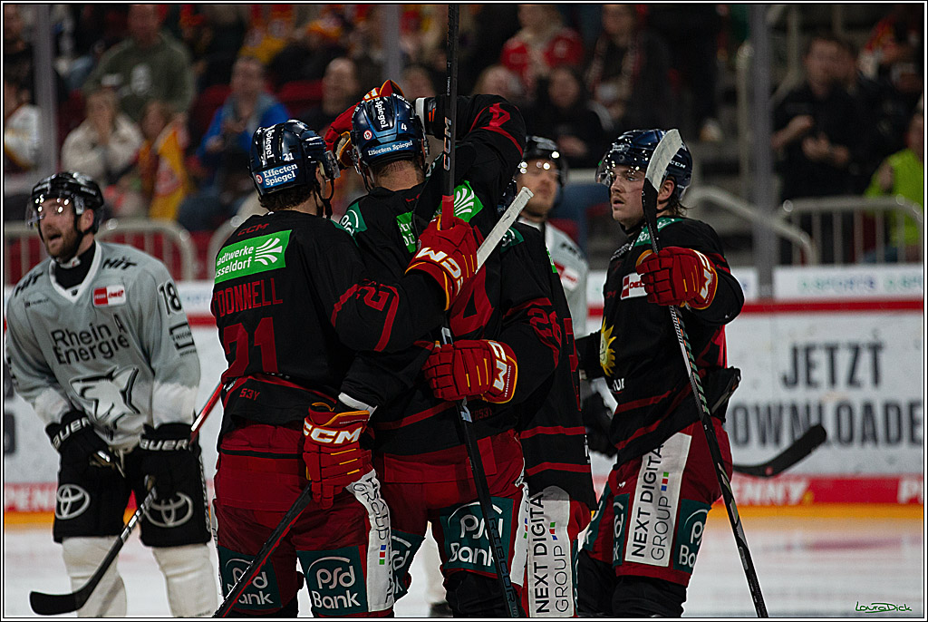 PENNY DEL; Duesseldorfer EG-Koelner Haie; Duesseldorf, 18.10.2024