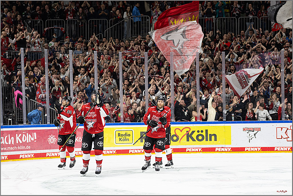 PENNY DEL 1 - Playoff Halbfinale; Kölner Haie - ERC Ingolstadt; Köln, 09.04.2025