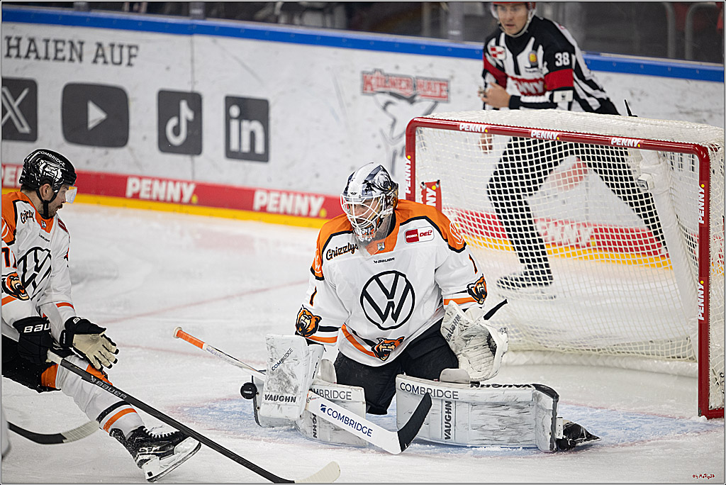 PENNY DEL 1; Kölner Haie - Grizzly Wolfsburg; Köln, 18.12.2025