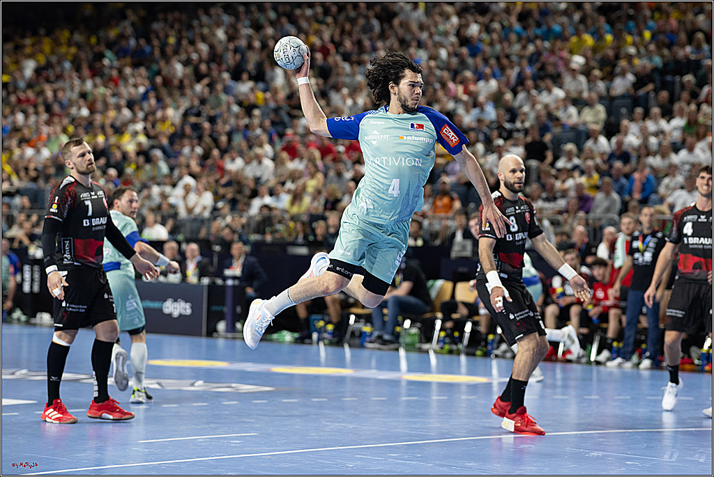 DHB-Pokal Lidl-F4 - MT Melsungen - HBW Balingen-Weilstetten; Köln, 12.04.2025