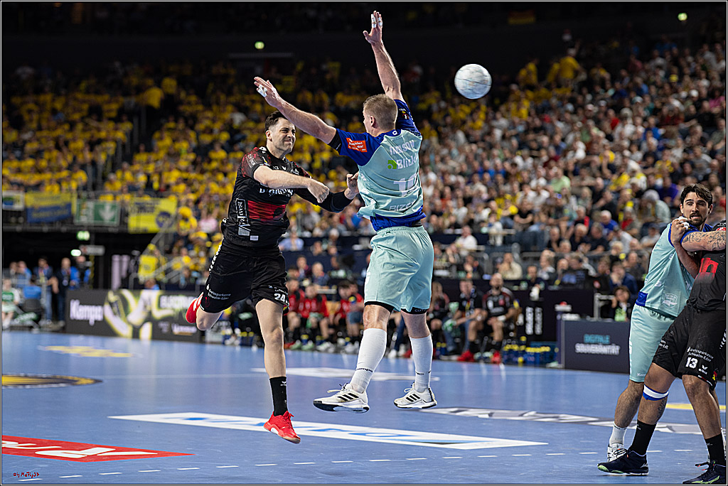 DHB-Pokal Lidl-F4 - MT Melsungen - HBW Balingen-Weilstetten; Köln, 12.04.2025