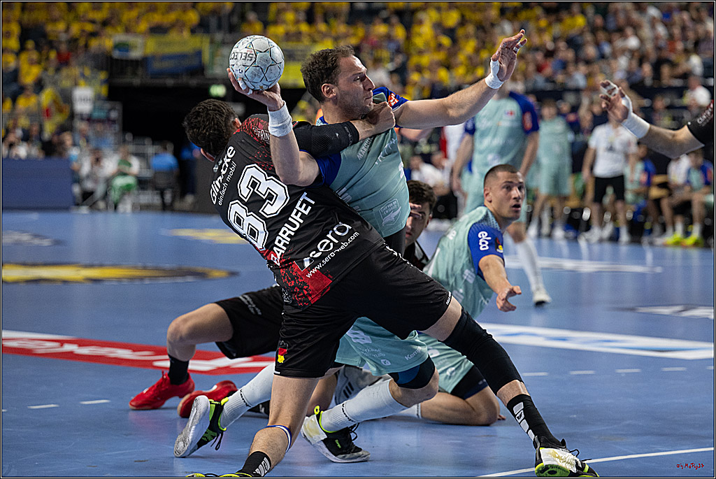 DHB-Pokal Lidl-F4 - MT Melsungen - HBW Balingen-Weilstetten; Köln, 12.04.2025