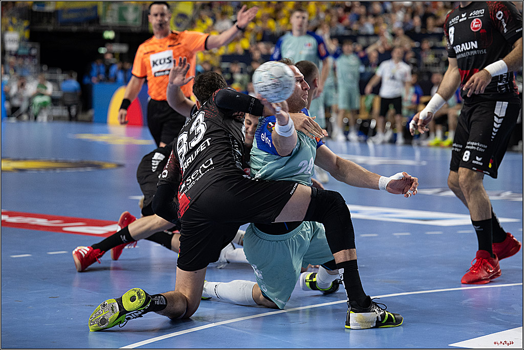 DHB-Pokal Lidl-F4 - MT Melsungen - HBW Balingen-Weilstetten; Köln, 12.04.2025