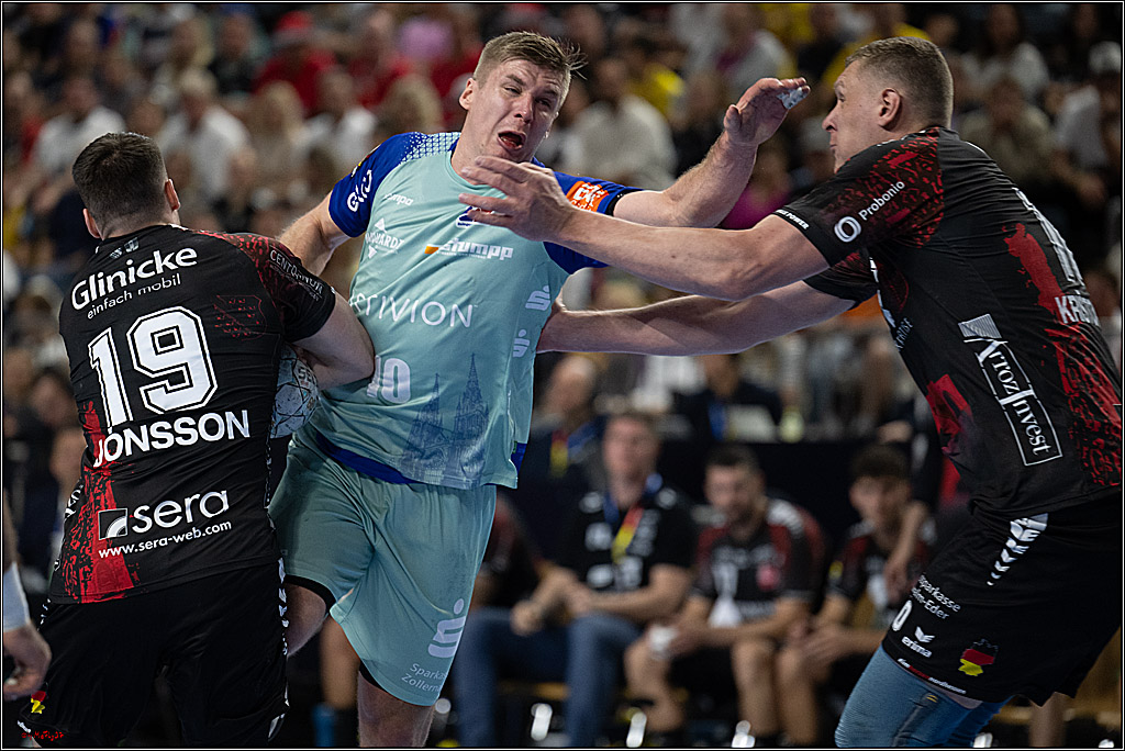 DHB-Pokal Lidl-F4 - MT Melsungen - HBW Balingen-Weilstetten; Köln, 12.04.2025