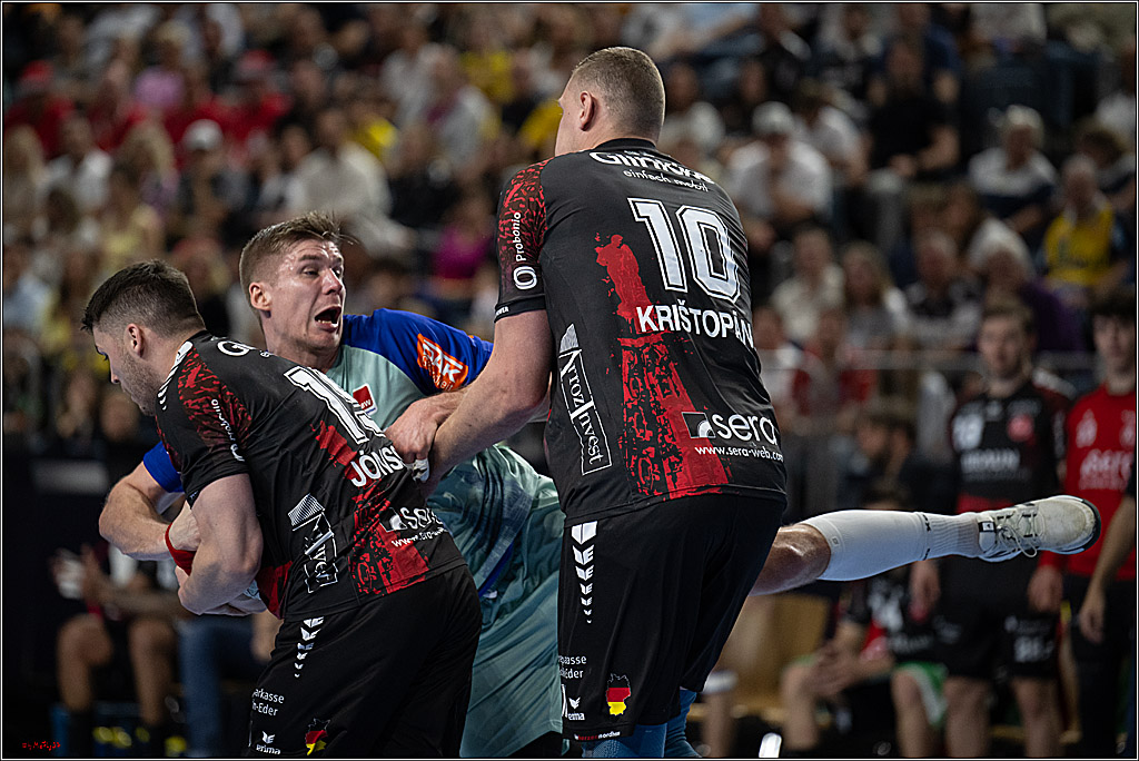 DHB-Pokal Lidl-F4 - MT Melsungen - HBW Balingen-Weilstetten; Köln, 12.04.2025