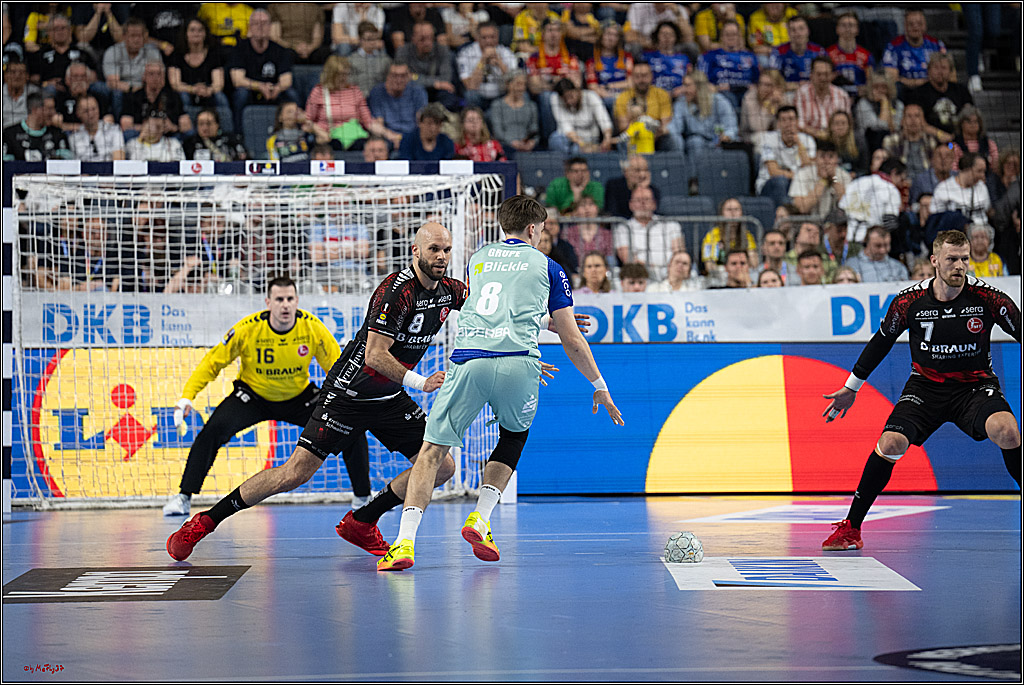 DHB-Pokal Lidl-F4 - MT Melsungen - HBW Balingen-Weilstetten; Köln, 12.04.2025