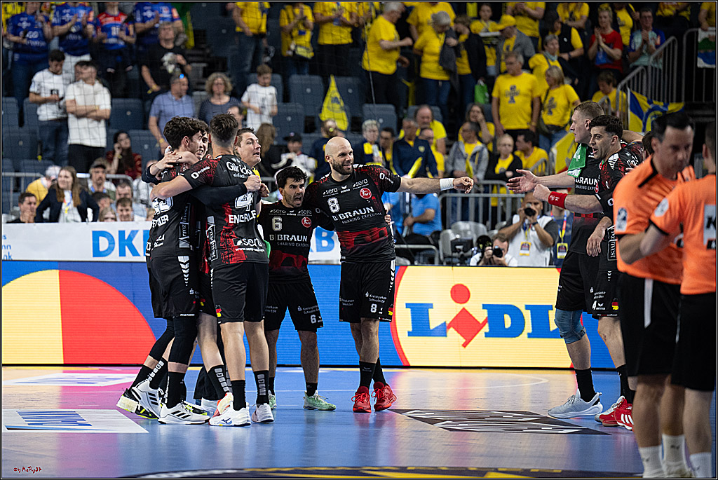 DHB-Pokal Lidl-F4 - MT Melsungen - HBW Balingen-Weilstetten; Köln, 12.04.2025