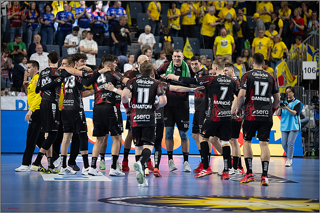 DHB-Pokal Lidl-F4 - MT Melsungen - HBW Balingen-Weilstetten; Köln, 12.04.2025