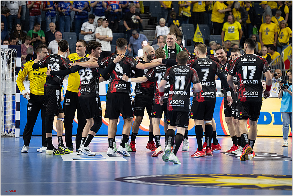 DHB-Pokal Lidl-F4 - MT Melsungen - HBW Balingen-Weilstetten; Köln, 12.04.2025