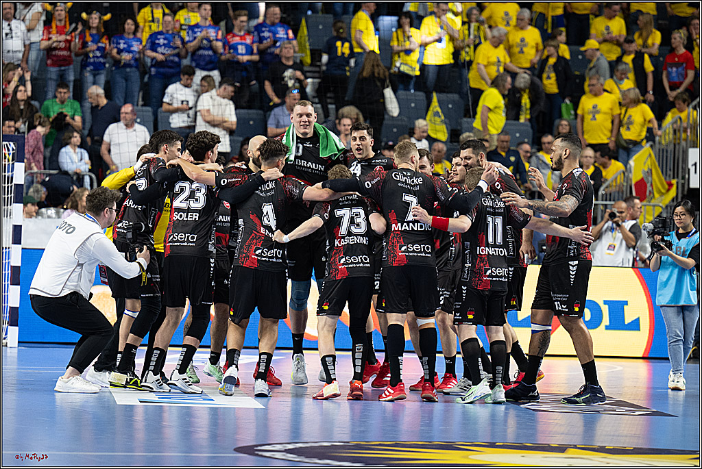 DHB-Pokal Lidl-F4 - MT Melsungen - HBW Balingen-Weilstetten; Köln, 12.04.2025