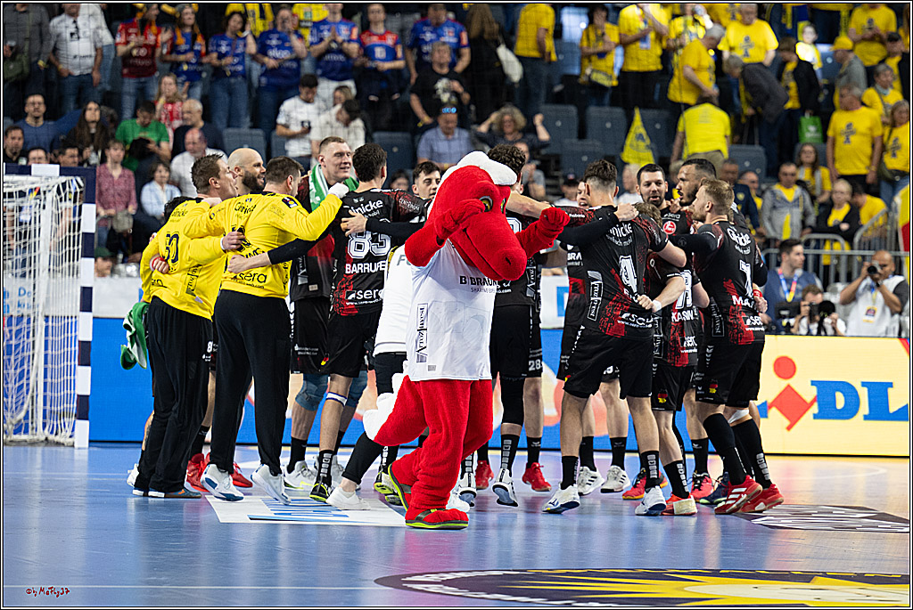 DHB-Pokal Lidl-F4 - MT Melsungen - HBW Balingen-Weilstetten; Köln, 12.04.2025