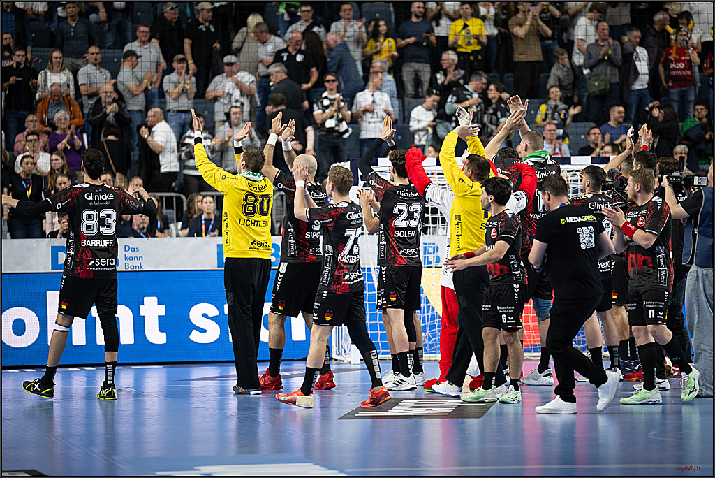 DHB-Pokal Lidl-F4 - MT Melsungen - HBW Balingen-Weilstetten; Köln, 12.04.2025