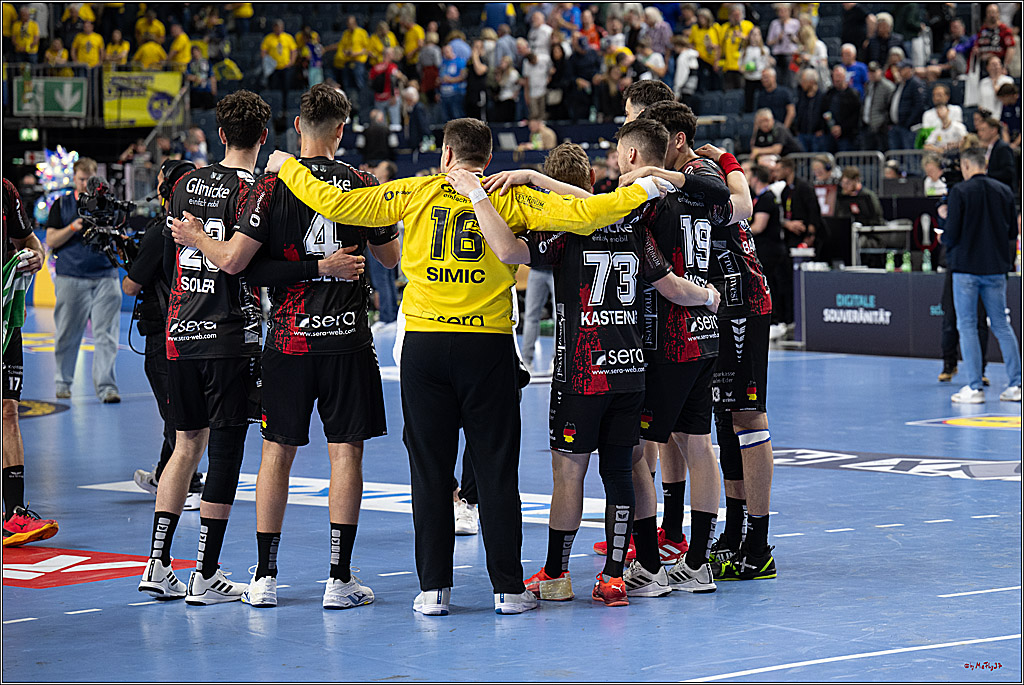 DHB-Pokal Lidl-F4 - MT Melsungen - HBW Balingen-Weilstetten; Köln, 12.04.2025