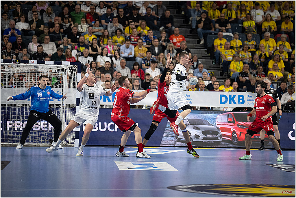 DHB-Pokal Lidl-F4  Finale - THW Kiel - MT Melsungen; Köln, 13.04.2025