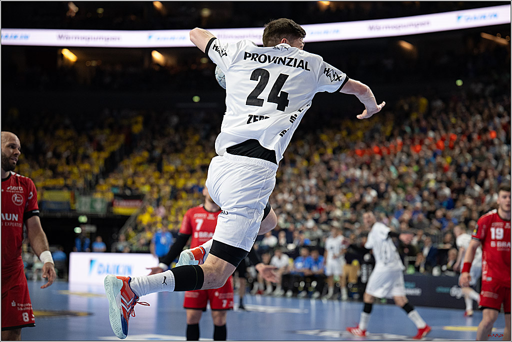 DHB-Pokal Lidl-F4  Finale - THW Kiel - MT Melsungen; Köln, 13.04.2025