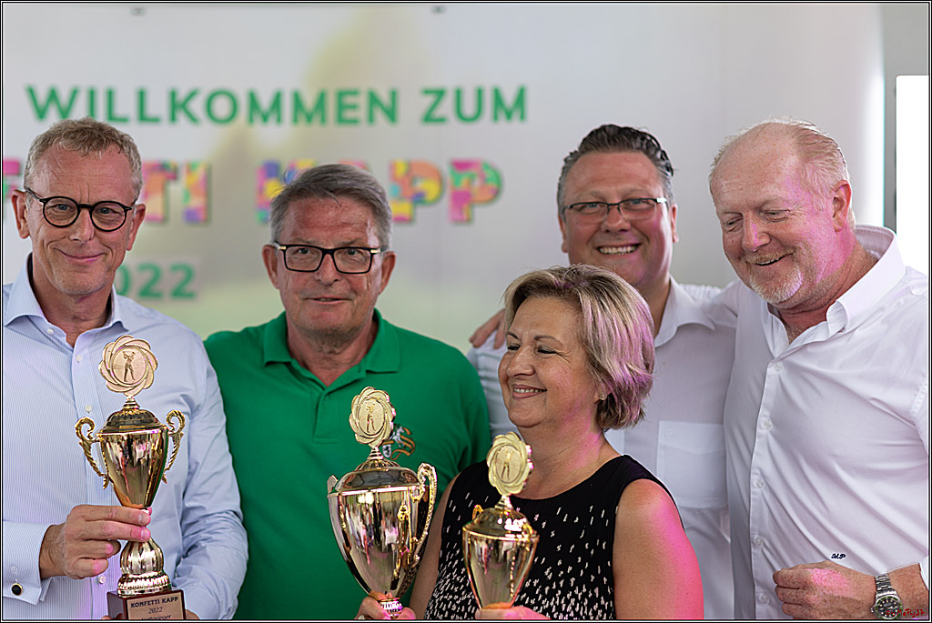 7. KonfettiKapp das etwas anderen Benefiz Golfturnier, 25.06.2022, KG Grön-Fidele Grön-Wieße Rezag Porzer Ehrengarde e.V., KG 1. Straßenbahnsitzung e.V.