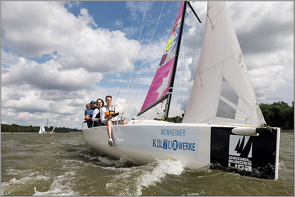 Die Kultur-Regatta Sailing #Art4GlobalGoals - Nachhaltigkeitsziele (Sustainable Develpment Goals / SDGs) der Vereinten Nationen (UN); Monheim - Duesselorfer Yachthafen, 22.08.2021