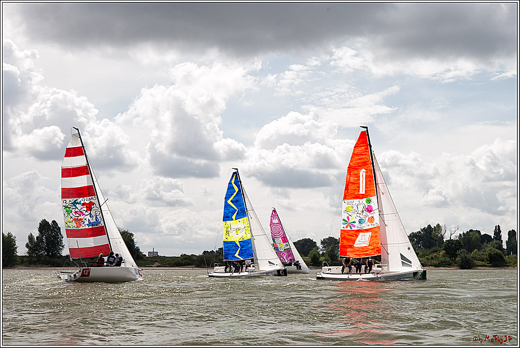 Die Kultur-Regatta Sailing #Art4GlobalGoals - Nachhaltigkeitsziele (Sustainable Develpment Goals / SDGs) der Vereinten Nationen (UN); Monheim - Duesselorfer Yachthafen, 22.08.2021