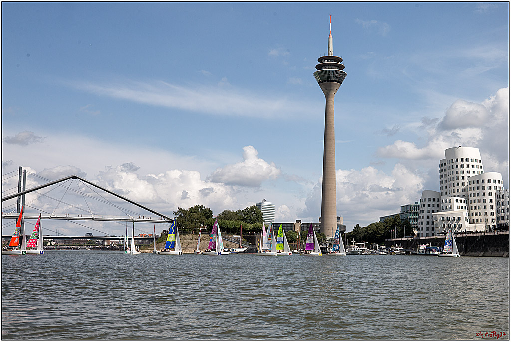 Die Kultur-Regatta Sailing #Art4GlobalGoals - Nachhaltigkeitsziele (Sustainable Develpment Goals / SDGs) der Vereinten Nationen (UN); Monheim - Duesselorfer Yachthafen, 22.08.2021