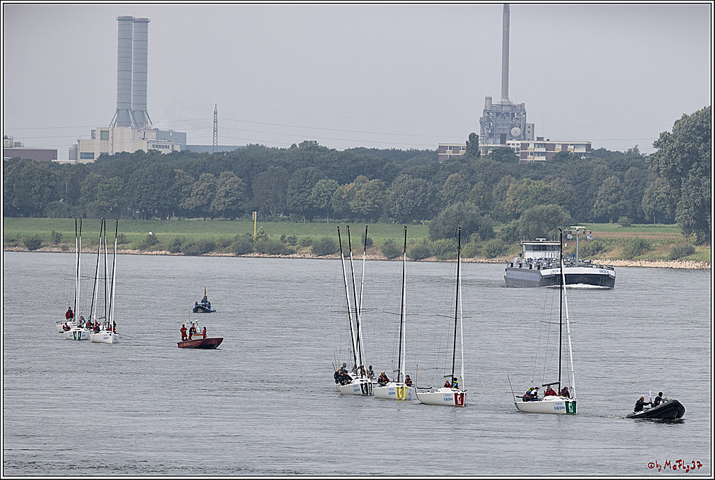 Die Kultur-Regatta Sailing #Art4GlobalGoals - Nachhaltigkeitsziele (Sustainable Develpment Goals / SDGs) der Vereinten Nationen (UN); Monheim - Duesselorfer Yachthafen, 22.08.2021