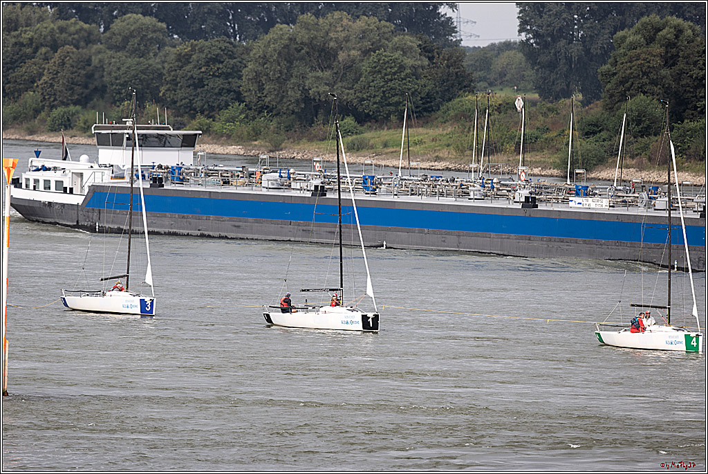 Die Kultur-Regatta Sailing #Art4GlobalGoals - Nachhaltigkeitsziele (Sustainable Develpment Goals / SDGs) der Vereinten Nationen (UN); Monheim - Duesselorfer Yachthafen, 22.08.2021