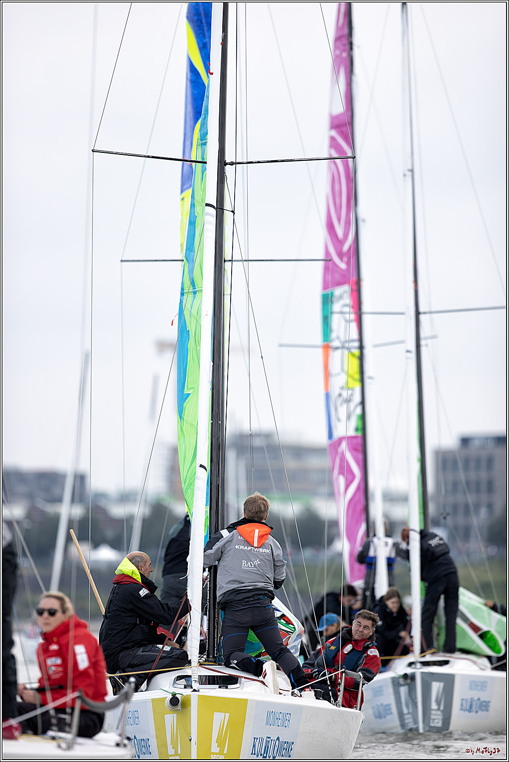 Die Kultur-Regatta Sailing #Art4GlobalGoals - Nachhaltigkeitsziele (Sustainable Develpment Goals / SDGs) der Vereinten Nationen (UN); Monheim - Duesselorfer Yachthafen, 22.08.2021