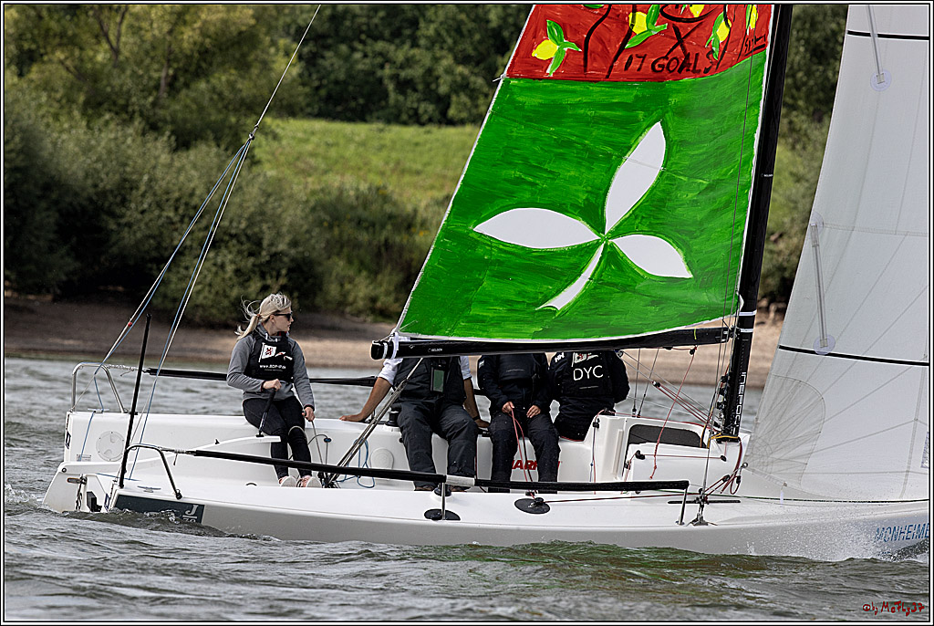 Die Kultur-Regatta Sailing #Art4GlobalGoals - Nachhaltigkeitsziele (Sustainable Develpment Goals / SDGs) der Vereinten Nationen (UN); Monheim - Duesselorfer Yachthafen, 22.08.2021