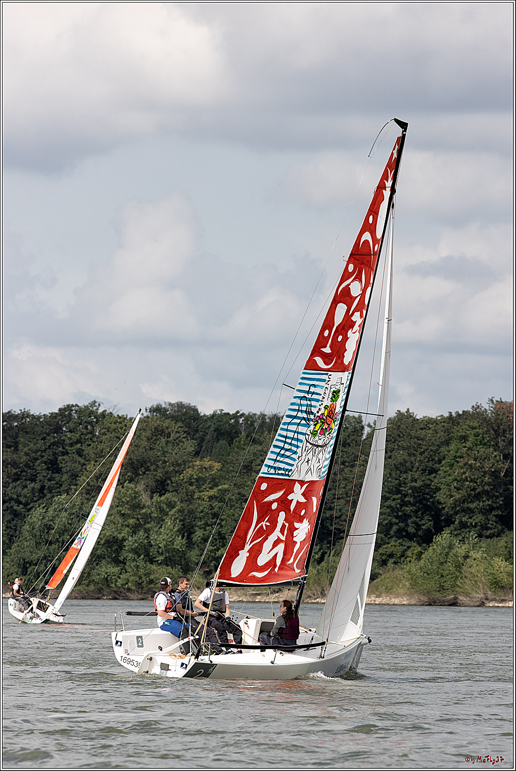 Die Kultur-Regatta Sailing #Art4GlobalGoals - Nachhaltigkeitsziele (Sustainable Develpment Goals / SDGs) der Vereinten Nationen (UN); Monheim - Duesselorfer Yachthafen, 22.08.2021