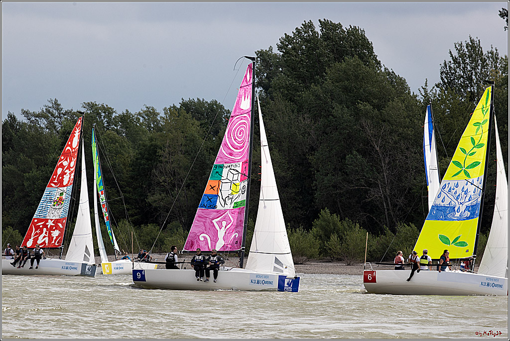 Die Kultur-Regatta Sailing #Art4GlobalGoals - Nachhaltigkeitsziele (Sustainable Develpment Goals / SDGs) der Vereinten Nationen (UN); Monheim - Duesselorfer Yachthafen, 22.08.2021