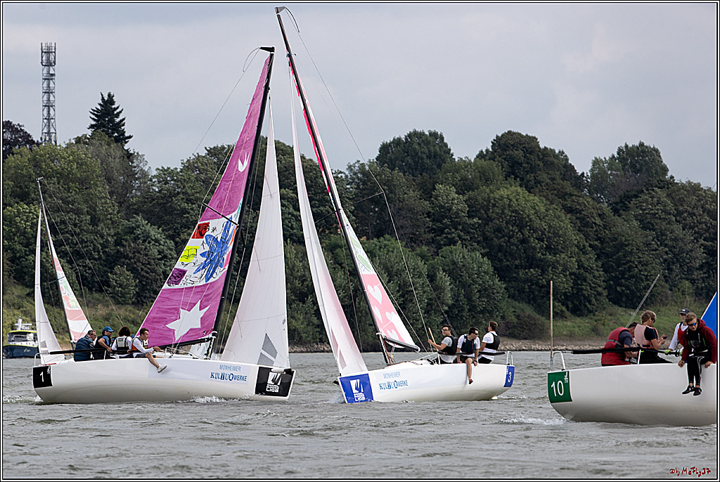 Die Kultur-Regatta Sailing #Art4GlobalGoals - Nachhaltigkeitsziele (Sustainable Develpment Goals / SDGs) der Vereinten Nationen (UN); Monheim - Duesselorfer Yachthafen, 22.08.2021