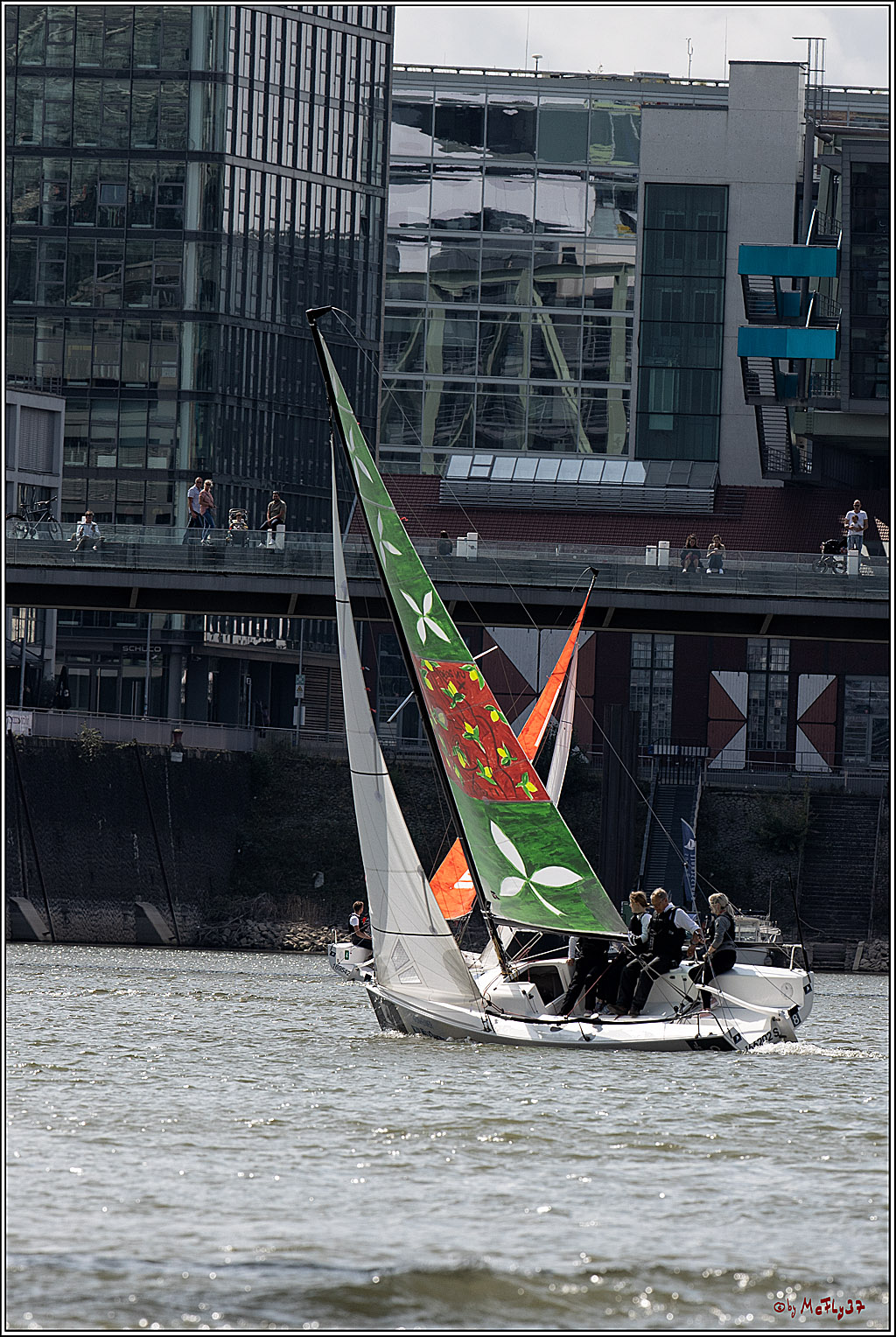 Die Kultur-Regatta Sailing #Art4GlobalGoals - Nachhaltigkeitsziele (Sustainable Develpment Goals / SDGs) der Vereinten Nationen (UN); Monheim - Duesselorfer Yachthafen, 22.08.2021