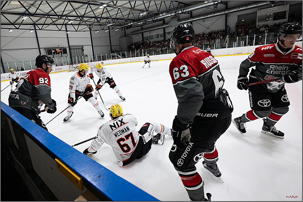 PENNY DEL 1 2. Testspiel; Kölner Haie - Löwen Frankfurt ; Köln, 28.08.2026
