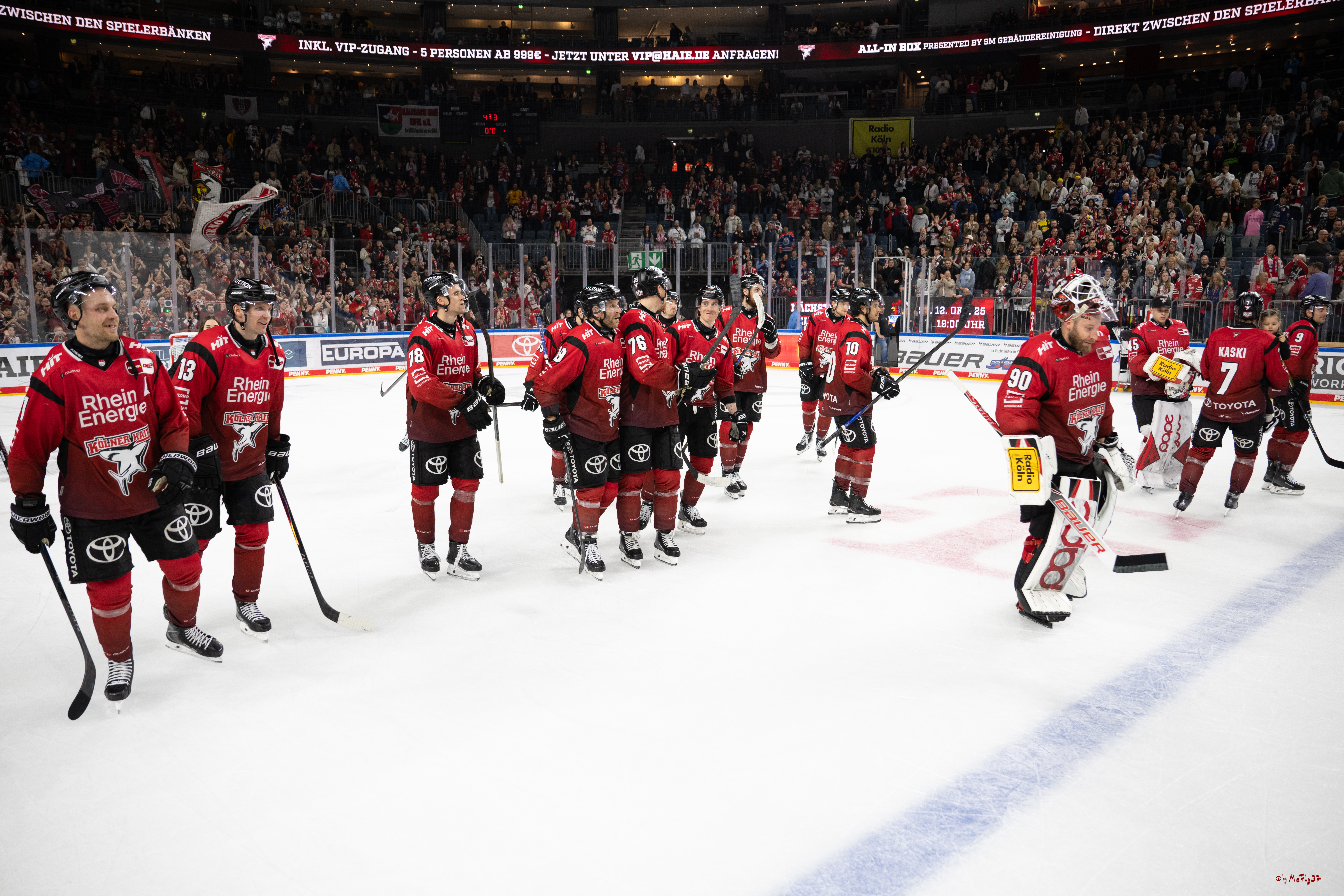 PENNY DEL 1; Kölner Haie - ERC Ingolstadt; Köln, 10.10.2025